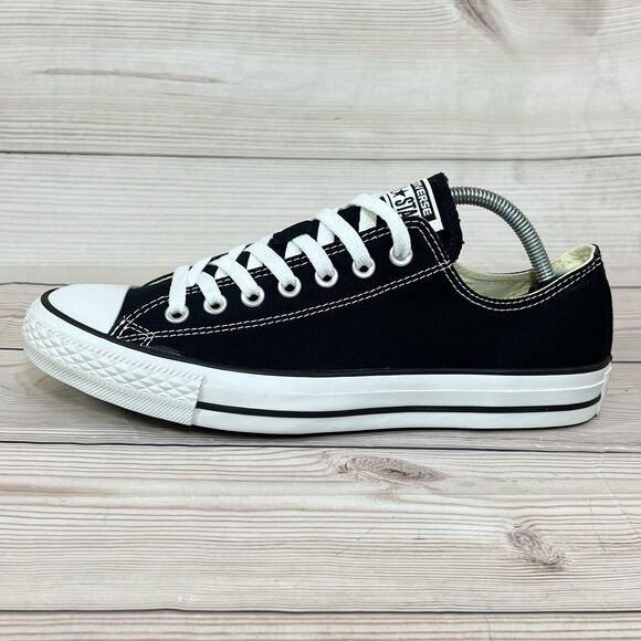 CONVERSE Chuck Taylor All Star Low Black Canvas Sneaker Shoe Men 9/Women 11 MINT - Picture 11 of 14